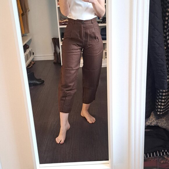 Soeur chocolate brown balloon pants - Picture 2 of 6